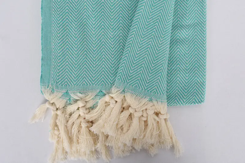 Peshtemal Towel, Best Wedding Gift, Bridal Shower Gift, Bridal Party Gifts, Large Turkish Towel, 70x40 Cotton Herringbone Towel, Personalized Gift - 8