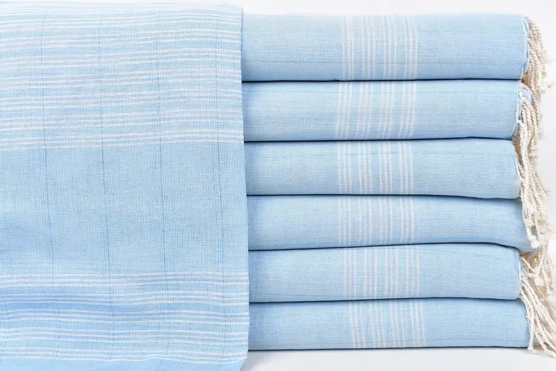 Fouta towel, Bachelorette Beach Towel, Bridesmaid Gift Towel, 70x40 Cotton Striped Towel, Large Turkish Towel, Gift Boxes Towel, Bulk Order Towel - 1