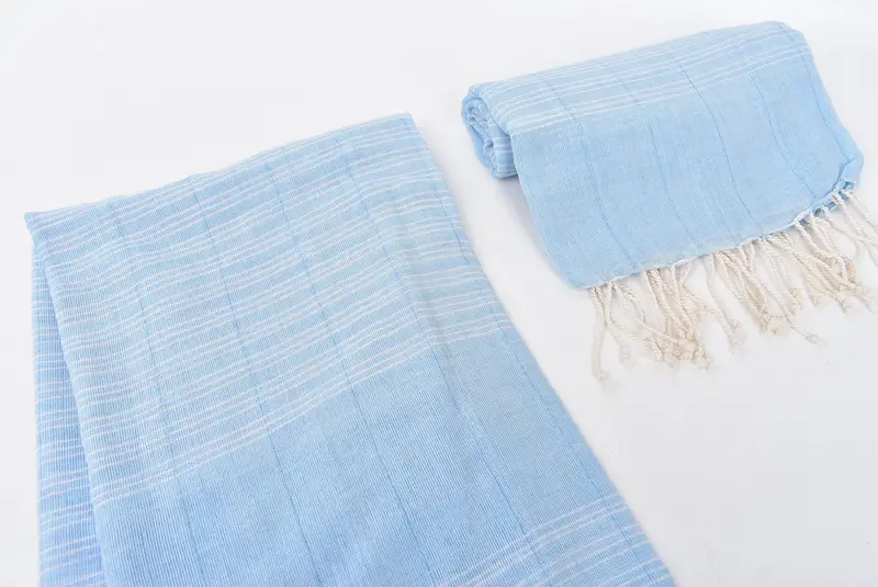 Fouta towel, Bachelorette Beach Towel, Bridesmaid Gift Towel, 70x40 Cotton Striped Towel, Large Turkish Towel, Gift Boxes Towel, Bulk Order Towel - 7