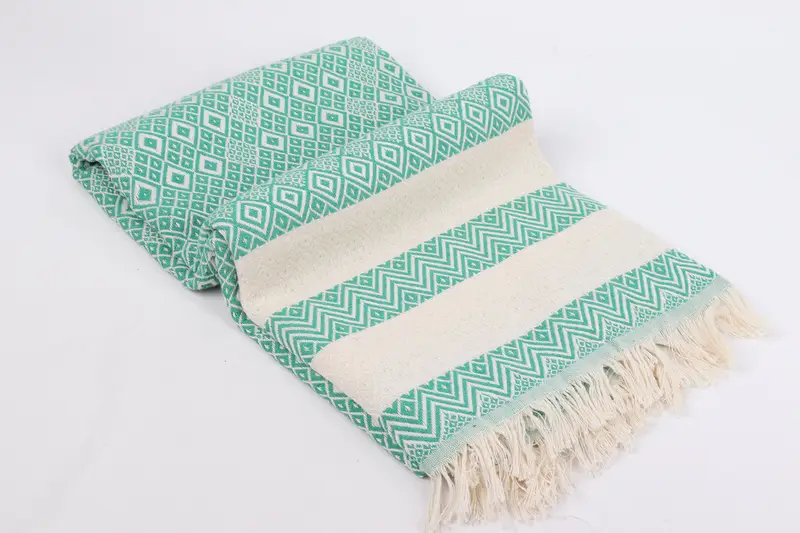Spa Gift, Peshtemal Towel USA, Organic Turkish towel, 70x40 Cotton Diamond Towel, Custom Wedding Gift, Best Beach Towel, Beach Theme Wedding Gift - 6