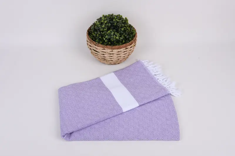 Handmade Turkish Towel, 70x40 Cotton Diamond Towel, Soft towel, Personalized Bridesmaid Gift, Custom Towel, Personalized Wedding Gift For Couple - 4