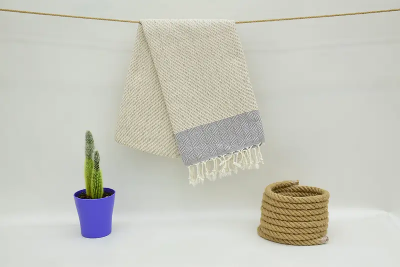 Halloween Gifts, Absorbent Turkish towel, Guest Towel, Best Friend Gift, Bachelorette Party Gifts, 70x40 Cotton Diamond Towel, Peshtemal Towel - 8