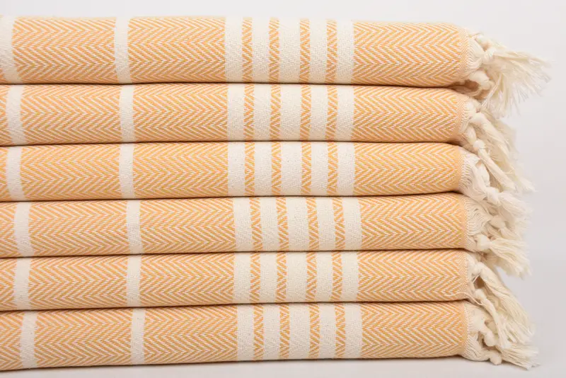Monogrammed Hand Towel, Gift For Coworker, Custom Wedding Gifts, Personalized Kitchen Towel, 40x20 Cotton Striped Towel, Personalized Hand Towel - 3