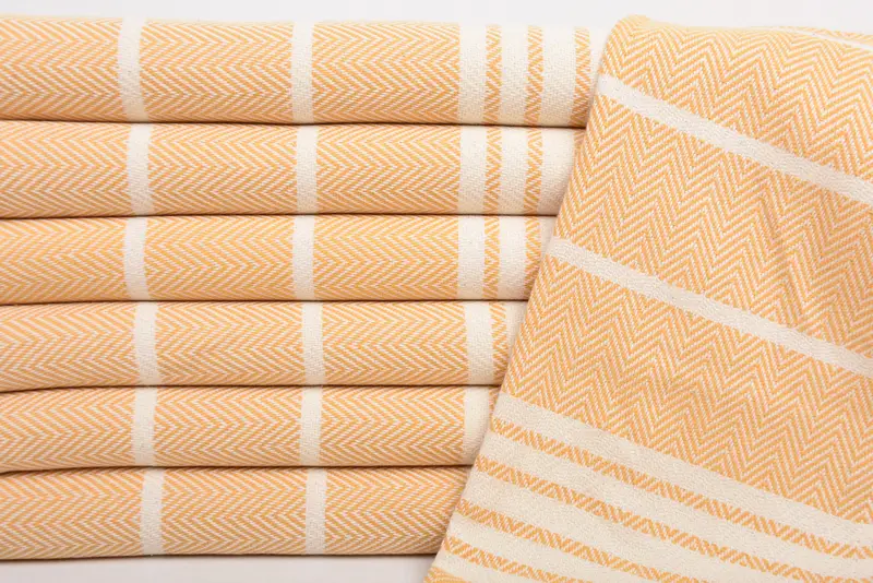 Monogrammed Hand Towel, Gift For Coworker, Custom Wedding Gifts, Personalized Kitchen Towel, 40x20 Cotton Striped Towel, Personalized Hand Towel - 2