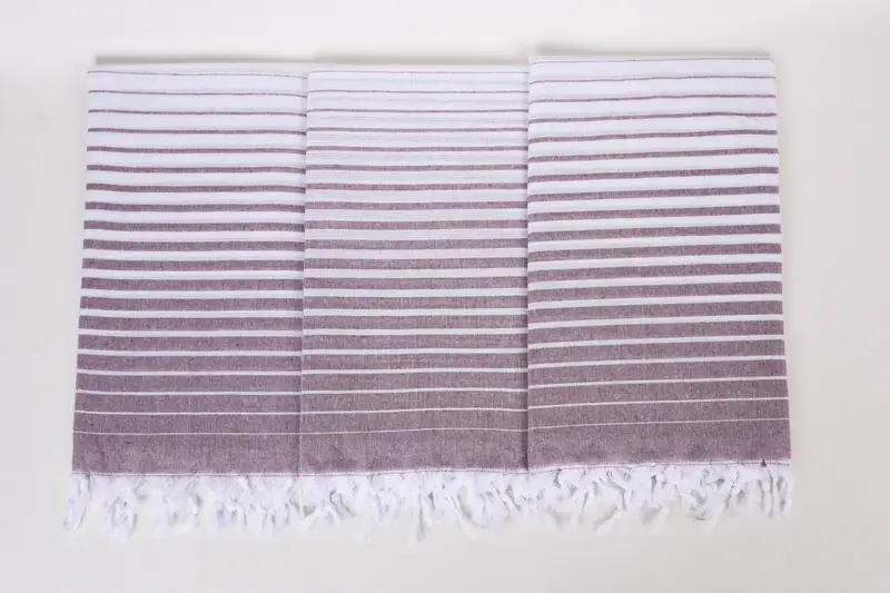 Handwoven Turkish Towel, Spa Gift, 70x40 Cotton Striped Towel, Personalized Turkish Towel, Bachelorette Party Decorations, Monogrammed Beach Towel - 7