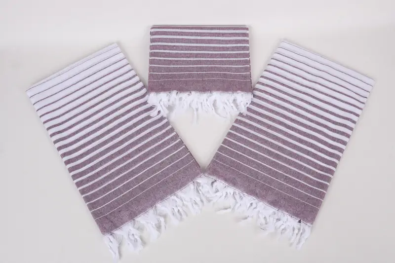 Handwoven Turkish Towel, Spa Gift, 70x40 Cotton Striped Towel, Personalized Turkish Towel, Bachelorette Party Decorations, Monogrammed Beach Towel - 6