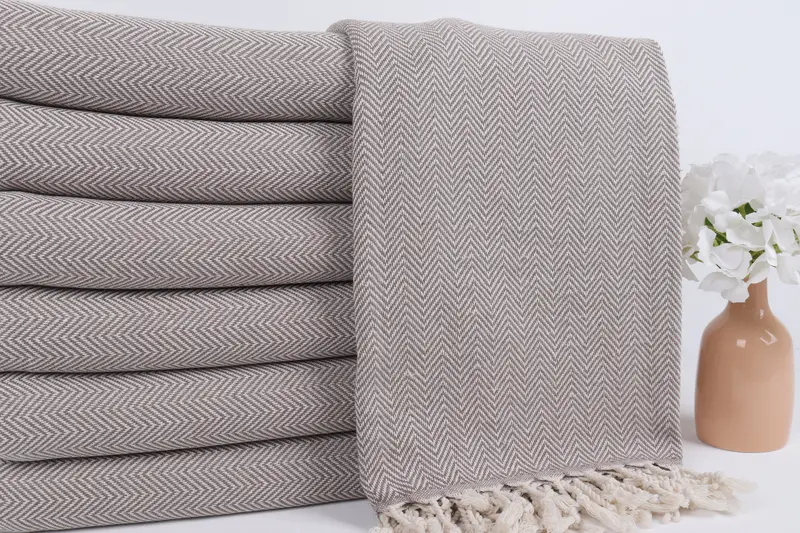 Cancun Bachelorette Party Gift Ideas, House Warming Gift, 70x40 Cotton Herringbone Towel, Organic towel, Hammam towel, Turkish beach towel - 2