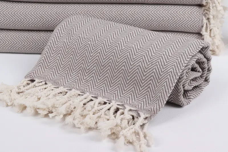 Cancun Bachelorette Party Gift Ideas, House Warming Gift, 70x40 Cotton Herringbone Towel, Organic towel, Hammam towel, Turkish beach towel - 4