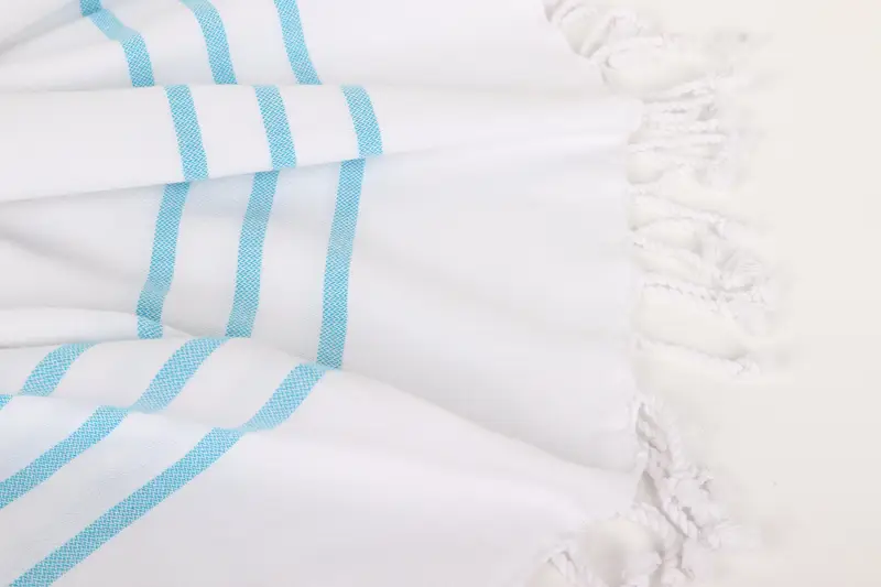 Monogram Turkish Towel, First Wedding Anniversary Gift, 70x40 Cotton Striped Towel, Gift For Her, Bachelorette Gifts, Bachelorette Party Favor - 8
