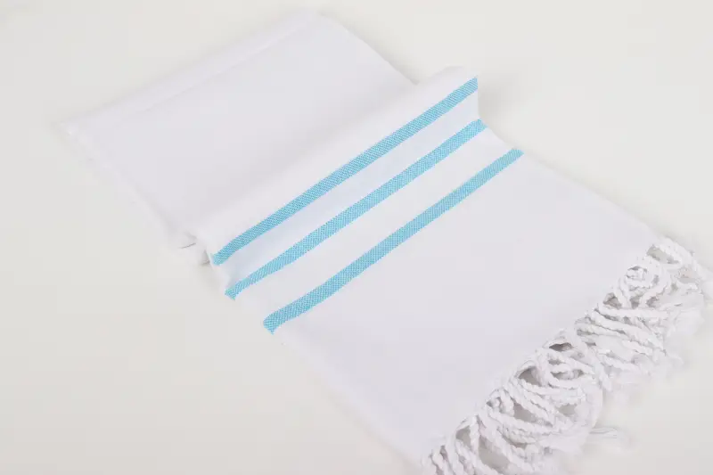 Monogram Turkish Towel, First Wedding Anniversary Gift, 70x40 Cotton Striped Towel, Gift For Her, Bachelorette Gifts, Bachelorette Party Favor - 6