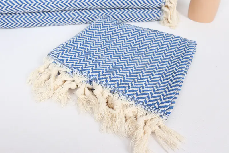 Organic Tea Towel, 36x18 Cotton Chevron Towel, Personalized Hand Towel, Bachelor Bachelorette Party Favors, Personalized Gift, Wedding Gift - 5