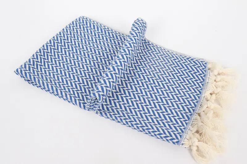 Organic Tea Towel, 36x18 Cotton Chevron Towel, Personalized Hand Towel, Bachelor Bachelorette Party Favors, Personalized Gift, Wedding Gift - 6