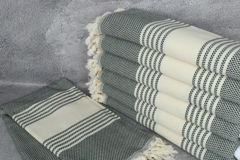 Mother Of The Groom Gift, Large Turkish Towel, Oversized Beach Towel, Beach Wedding Favor, Bachelor Gifts, 70x40 Cotton Striped Towel, Luxury towel - 2