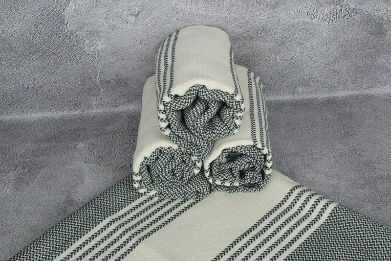 Mother Of The Groom Gift, Large Turkish Towel, Oversized Beach Towel, Beach Wedding Favor, Bachelor Gifts, 70x40 Cotton Striped Towel, Luxury towel - 7