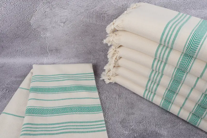 Bridesmaid Gift Towel, Gift For Boyfriend, Custom Wedding Gifts, Monogram Towels, 70x40 Cotton Striped Towel, Bachelorette Party Gifts Bridesmaids - 2