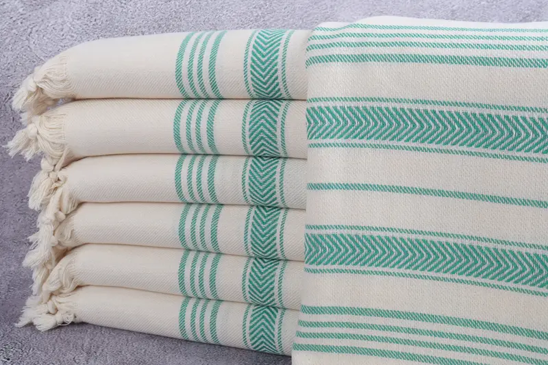 Bridesmaid Gift Towel, Gift For Boyfriend, Custom Wedding Gifts, Monogram Towels, 70x40 Cotton Striped Towel, Bachelorette Party Gifts Bridesmaids - 1