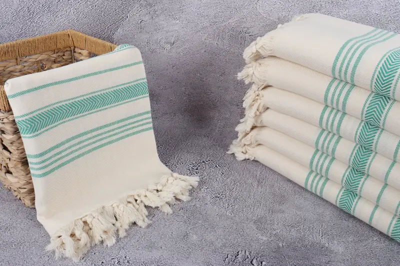 Bridesmaid Gift Towel, Gift For Boyfriend, Custom Wedding Gifts, Monogram Towels, 70x40 Cotton Striped Towel, Bachelorette Party Gifts Bridesmaids - 3