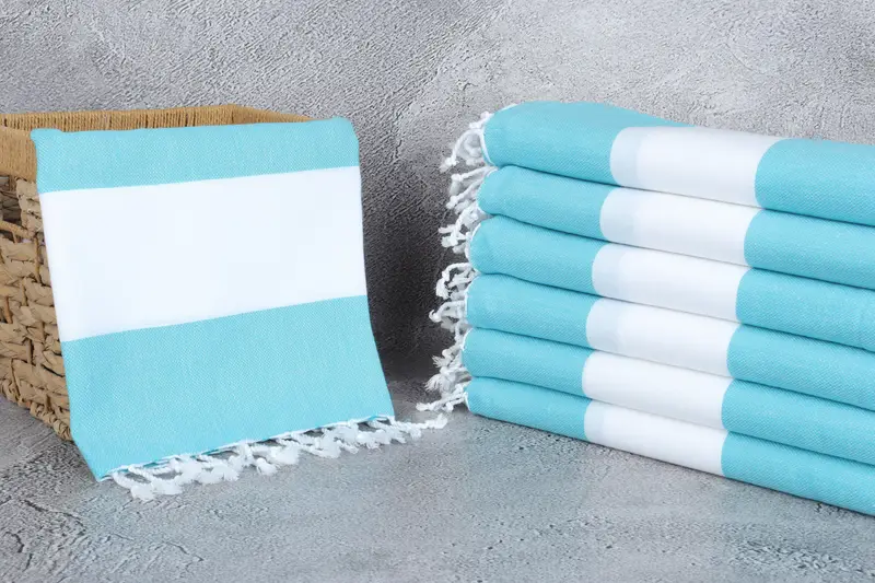 40x24 Cotton Striped Towel, Bridesmaid Gifts, Bachelorette Party Favors, Turkish Hand Towel, Home Decor Gifts, Wedding Gift, Girl Trip Party Favor - 3