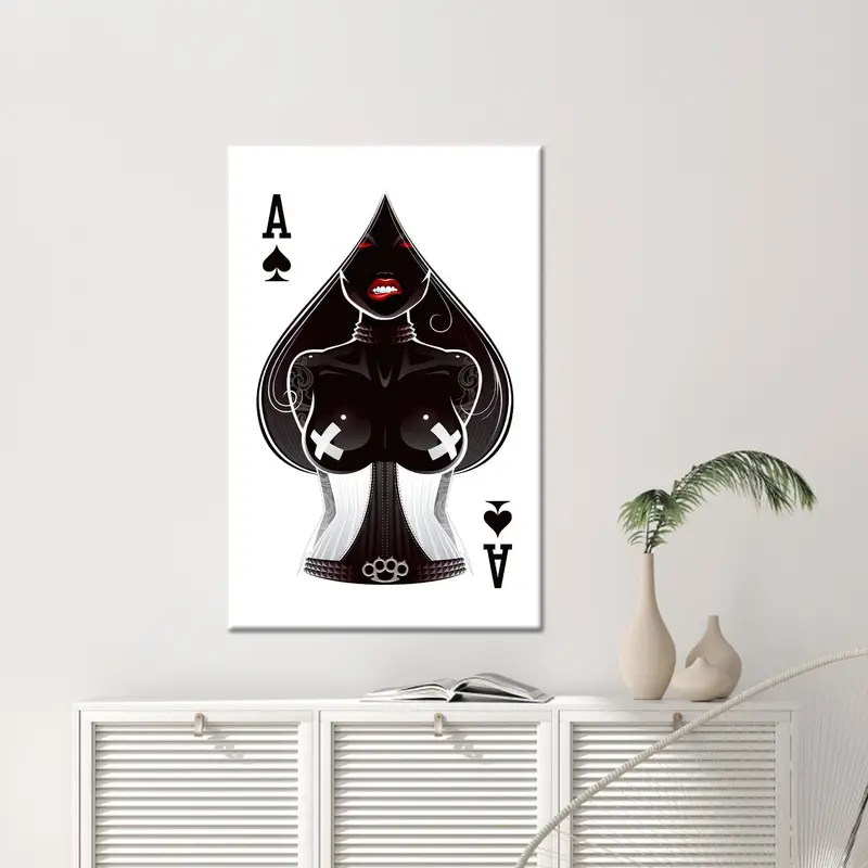 Trendige Sexy-Frauen-Leinwand: Elegante Kunst für Ihre Männerhöhle