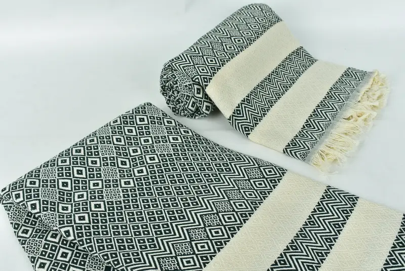 70x40 Toalla de diamante de algodón, toalla de regalos de boda, toalla de playa para niños, toalla de playa con monograma, favores de bodas, regalos de dama de honor, ideas de regalos de verano - 7