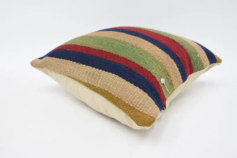 Boho Pillow Sham Cover, Antique Pillows, 14x14 Green Pillow Cover, Aesthetic Pillow, Interior Designer Pillow, Pillow Case - 6