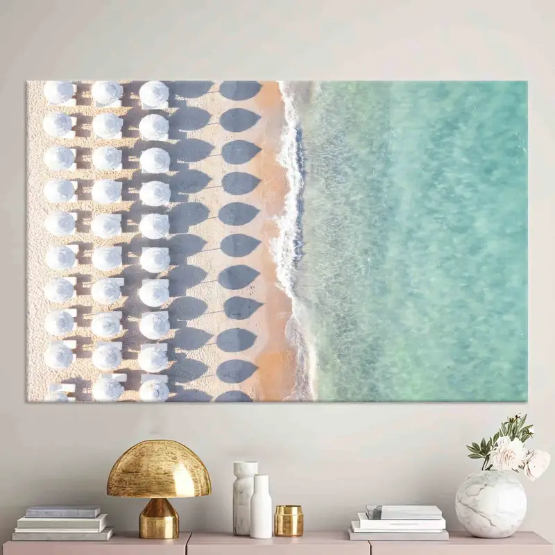 Coastal Wall Decor, Canvas Wall Art, Beach Landscape Wall Art, Sea View Canvas, Home Decor, Sea Landscape, Ocean Wall Art, Beach Canvas, - 2