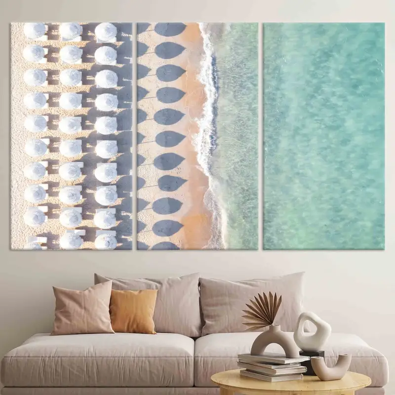 Coastal Wall Decor, Canvas Wall Art, Beach Landscape Wall Art, Sea View Canvas, Home Decor, Sea Landscape, Ocean Wall Art, Beach Canvas, - 4