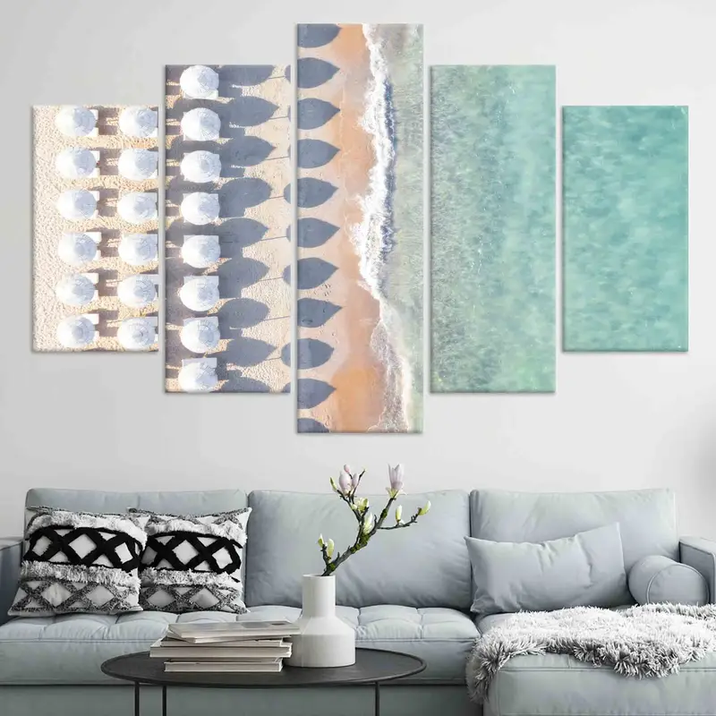 Coastal Wall Decor, Canvas Wall Art, Beach Landscape Wall Art, Sea View Canvas, Home Decor, Sea Landscape, Ocean Wall Art, Beach Canvas, - 6