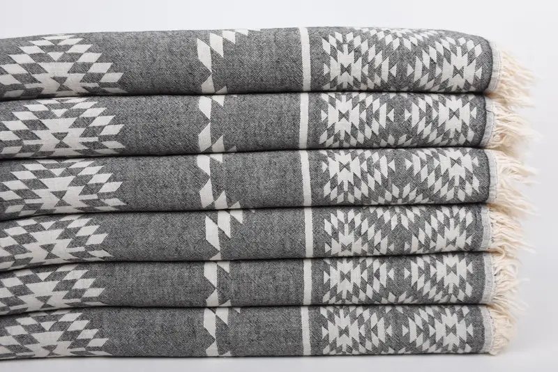 Kitchen Towel, Wedding Hand Made Gift, Gift For Boyfriend, Personalized Gift, Monogram Hand Towel, 40x18 Cotton Kilim Towel, Boyfriend Gift - 4
