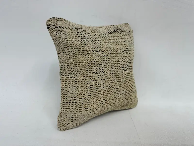 12x12 Inch Southwestern Embroidered Pillow, Handmade Throw Pillow - 3