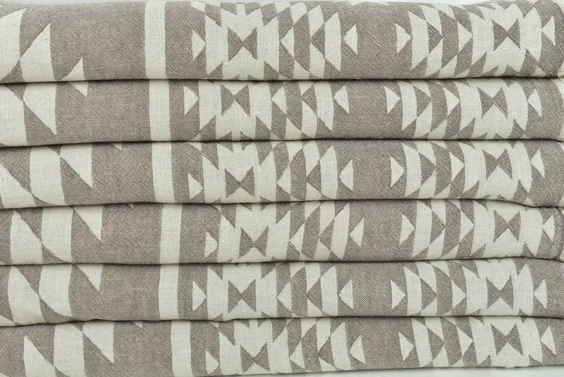 84x56 Cotton Kilim Towel, Personalized Gift For Him, Beach Wedding Favor, Bachelorette Gifts, Custom Shower Curtain, Custom Blanket, Wedding Favors - 3