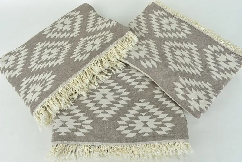 84x56 Cotton Kilim Towel, Personalized Gift For Him, Beach Wedding Favor, Bachelorette Gifts, Custom Shower Curtain, Custom Blanket, Wedding Favors - 7