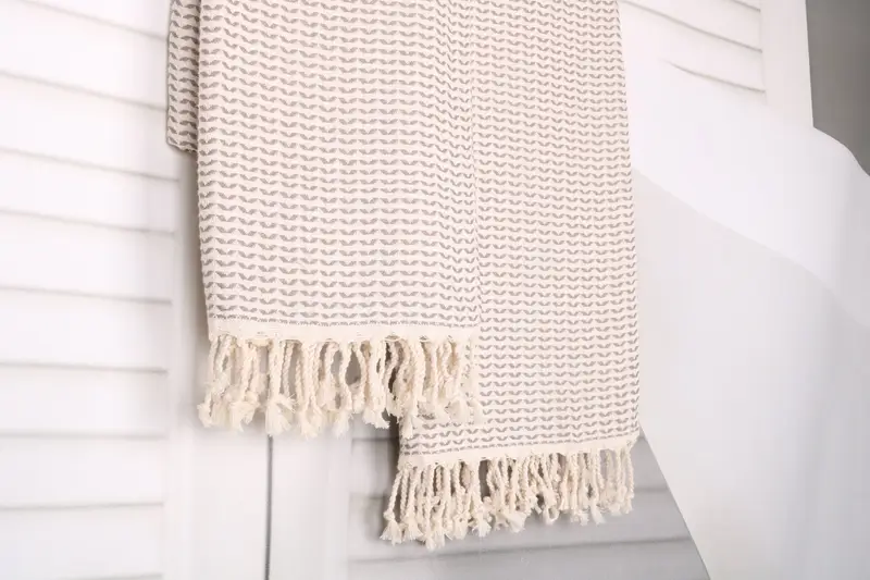 Best Friend Gift, 70x40 Cotton Diamond Towel, Lightweight Turkish towel, Grandma Gift, Bridesmaid Gift, Turkish Towel Bulk, Personalized Towel Gift - 8