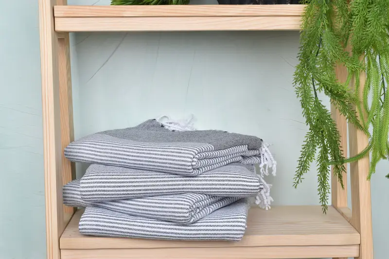 Custom Gifts, 70x40 Cotton Striped Towel, Organic towel, Travel Towel, Turkish Towel Personalized, Quick-dry towel, Spa Towel, Custom Beach Towel - 7