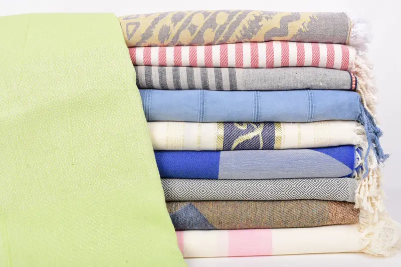 Gift For Boyfriend, Home Decor Gifts, Beach Towel Bulk, 70x40 Cotton Set of 10 Towel, Hammam Towel USA, Gifts For Him, Personalized Towel Gift - 1
