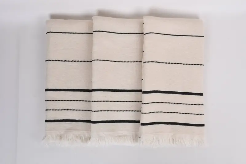 Personalised Gift, Fouta towel, 70x40 Cotton Striped Towel, Yoga Towel, Personalized Wedding Gift, Gifts For Him, Holiday Towel, Cute Beach Towel - 7