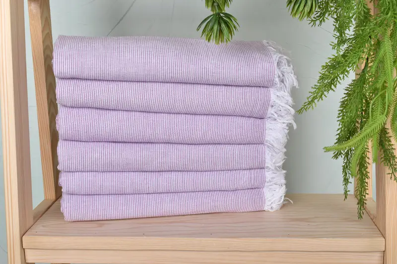 70x40 Cotton Striped Towel, Cotton towel, Unique Wedding Gift, Bachelorette Party Gifts Bridesmaids, Bachelorette Gifts, Wedding Gift For Bride - 2