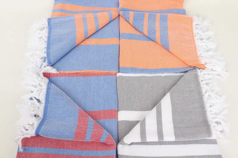 68x36 Cotton Chevron Towel, Beach Theme Wedding Gift, Cotton towel, Custom Wedding Gifts, Custom Wedding Gift, Best Friend Christmas Gift - 5