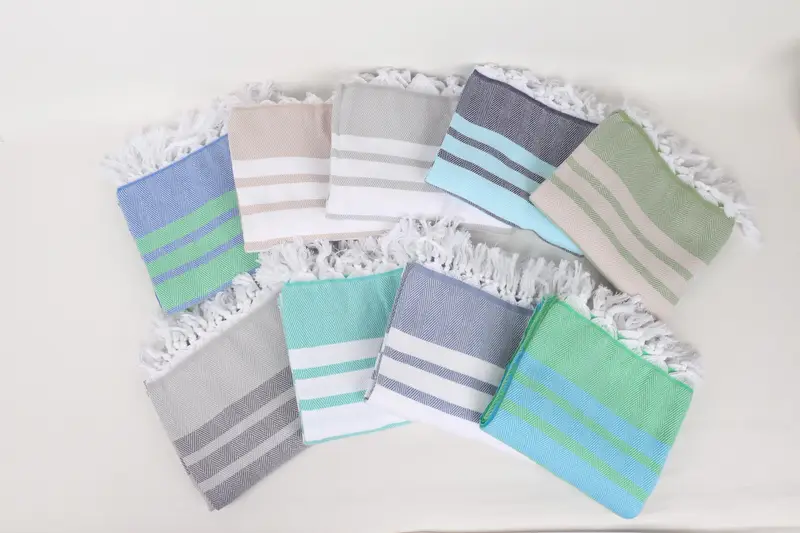 68x36 Cotton Chevron Towel, Beach Theme Wedding Gift, Cotton towel, Custom Wedding Gifts, Custom Wedding Gift, Best Friend Christmas Gift - 3