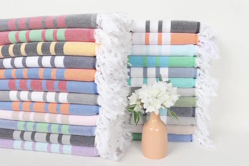 68x36 Cotton Chevron Towel, Beach Theme Wedding Gift, Cotton towel, Custom Wedding Gifts, Custom Wedding Gift, Best Friend Christmas Gift - 2