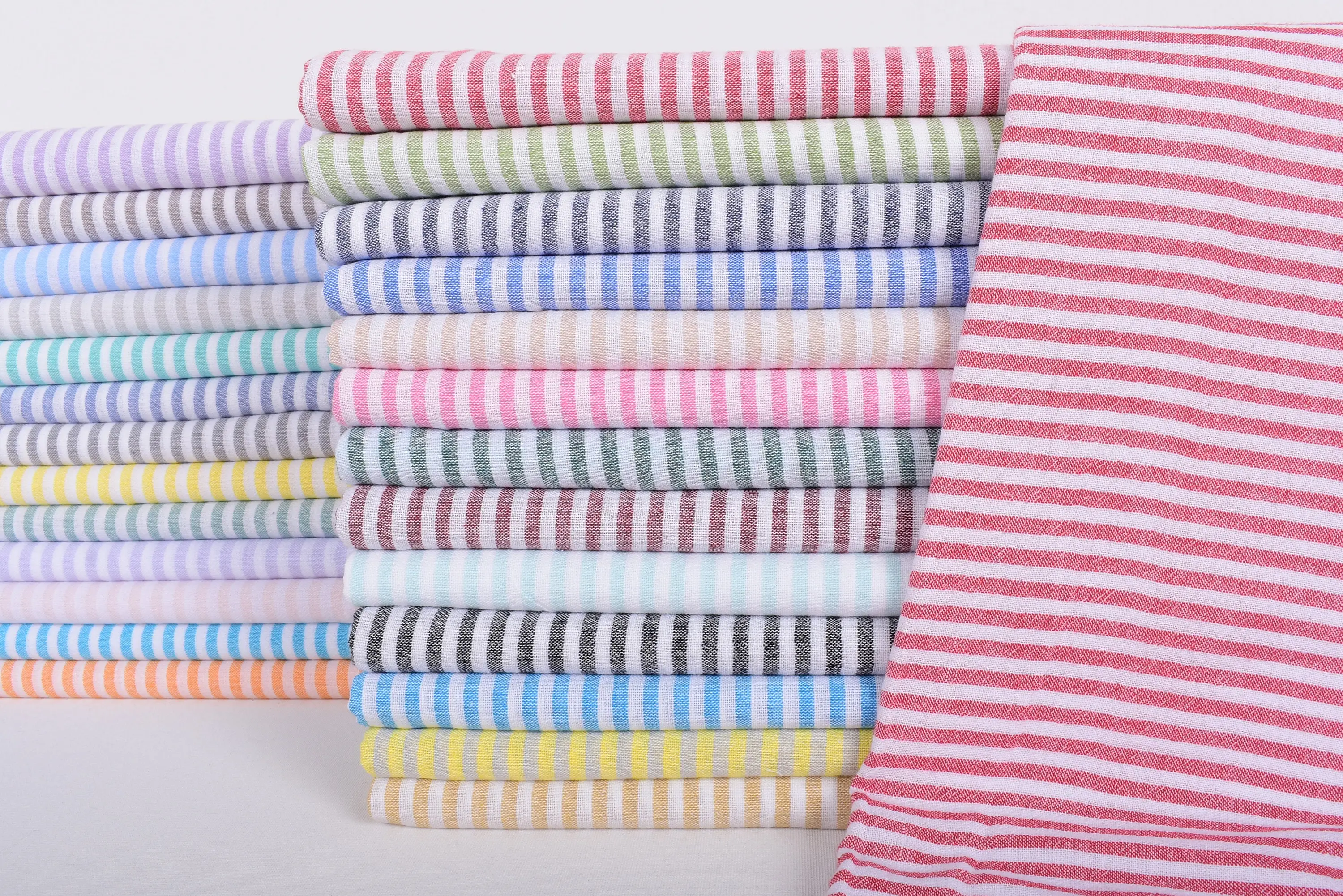 Personalized Beach Towel Turkish Cotton Red Stripes, 67x36 Inches - 1