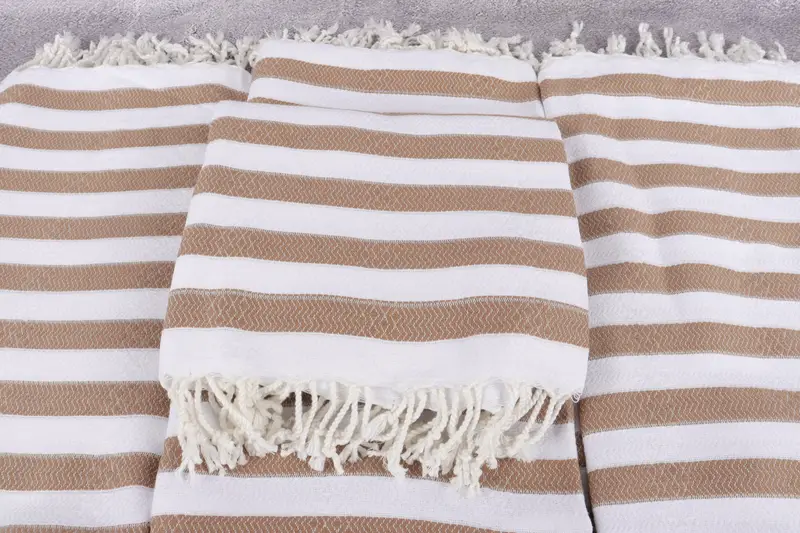 Fouta towel, 70x36 Cotton Striped Towel, Bridesmaid Gifts, Girl Trip Party Favor, Arizona Bachelorette Party Favors, Peshtemal Towel, Baby Boy Gift - 4