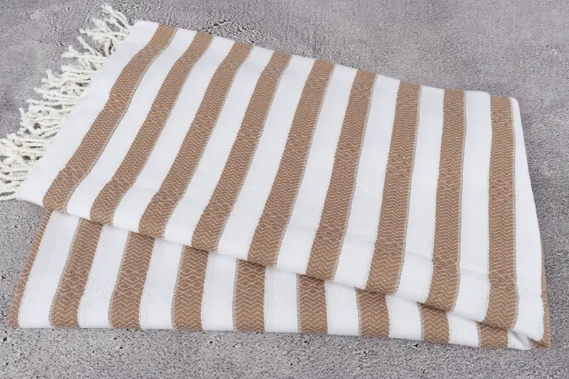 Fouta towel, 70x36 Cotton Striped Towel, Bridesmaid Gifts, Girl Trip Party Favor, Arizona Bachelorette Party Favors, Peshtemal Towel, Baby Boy Gift - 6