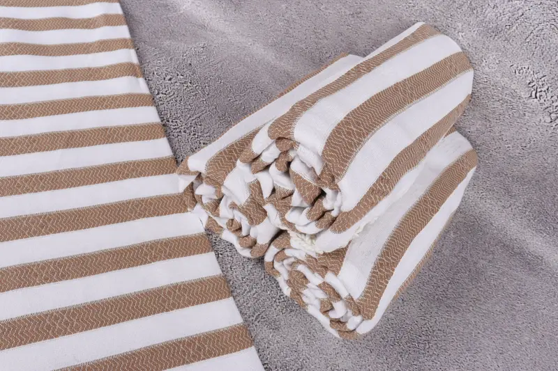 Fouta towel, 70x36 Cotton Striped Towel, Bridesmaid Gifts, Girl Trip Party Favor, Arizona Bachelorette Party Favors, Peshtemal Towel, Baby Boy Gift - 8