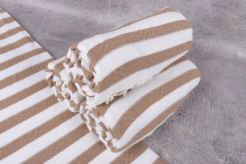Fouta towel, 70x36 Cotton Striped Towel, Bridesmaid Gifts, Girl Trip Party Favor, Arizona Bachelorette Party Favors, Peshtemal Towel, Baby Boy Gift - 7