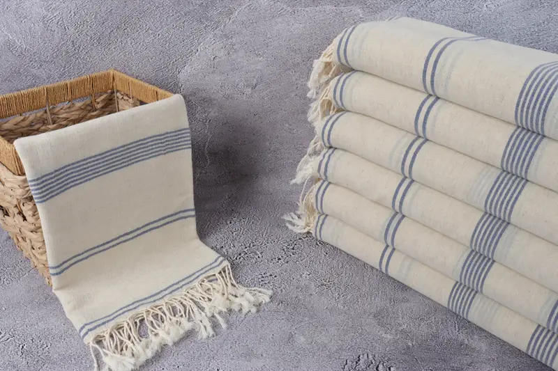 Bridal Shower Gift, Gym Towel, 80x36 Cotton Striped Towel, Best Friend Gift Ideas, Turkish Towel Beach, Spa Gift Towel, Monogram Turkish Towel - 3