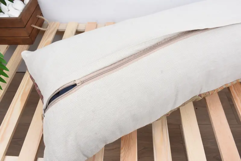 Pillow for Couch, Ethnic Pillow Cover Pillow, Pillow Sham, Kilim Pillow, Kilim Cushion Sham, Couch Pillow Sham, 16x36 Red Pillow Cover - 8