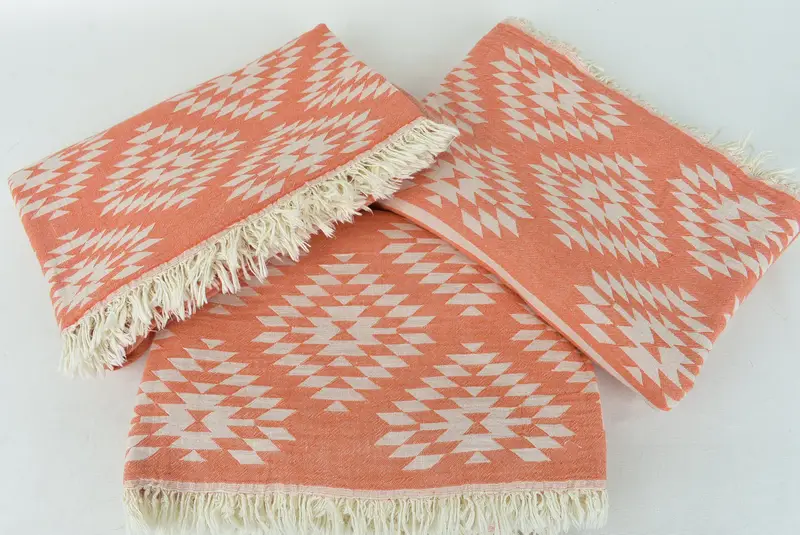 84x56 Cotton Kilim Towel, Monogram Blanket, Valentine Day Gift For Her, Personalized Gifts, Bridesmaid Favors, Gift For Wedding Day, Custom Blanket - 7
