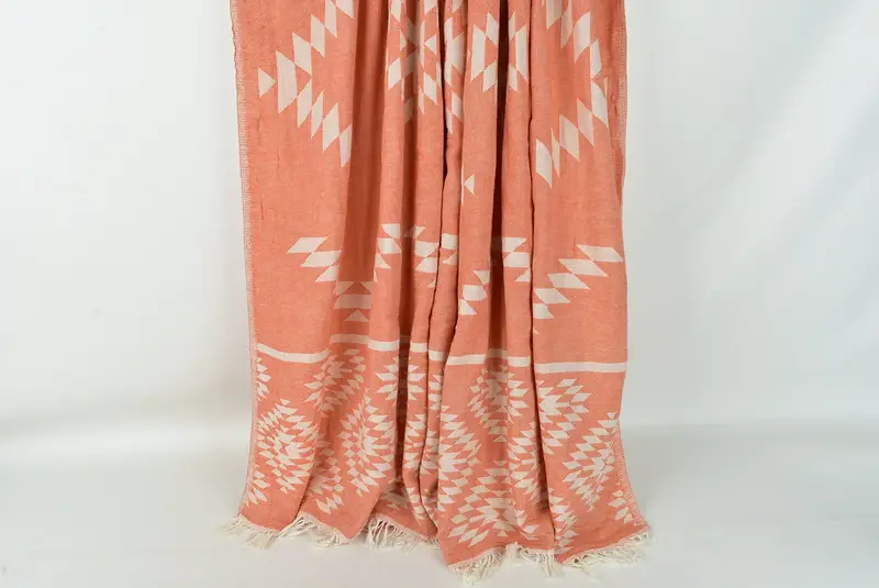 84x56 Cotton Kilim Towel, Monogram Blanket, Valentine Day Gift For Her, Personalized Gifts, Bridesmaid Favors, Gift For Wedding Day, Custom Blanket - 8