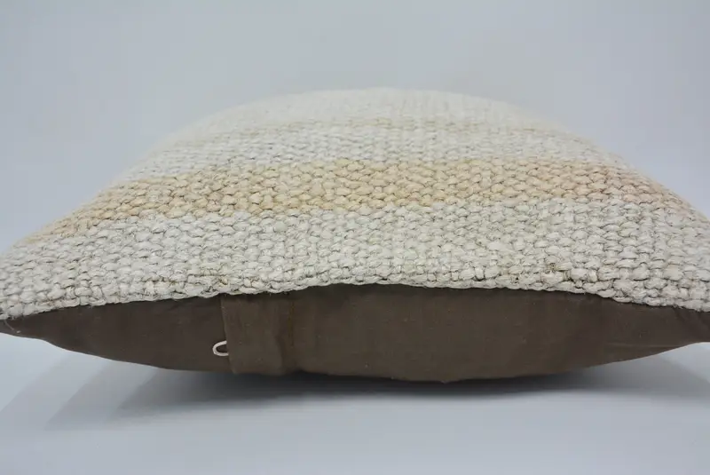 Geometric Embroidered Pillow, 12x12 Inches Decorative Pillow - 5